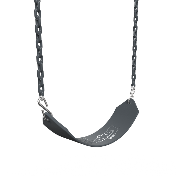 Dark grey Funky Monkey Bars Sling Swing with metal chains for monkey bars and swing sets