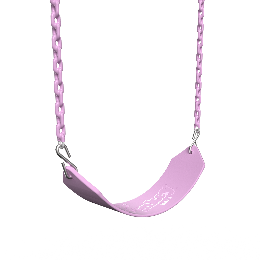 Lilac Funky Monkey Bars Sling Swing with metal chains for monkey bars and swing sets