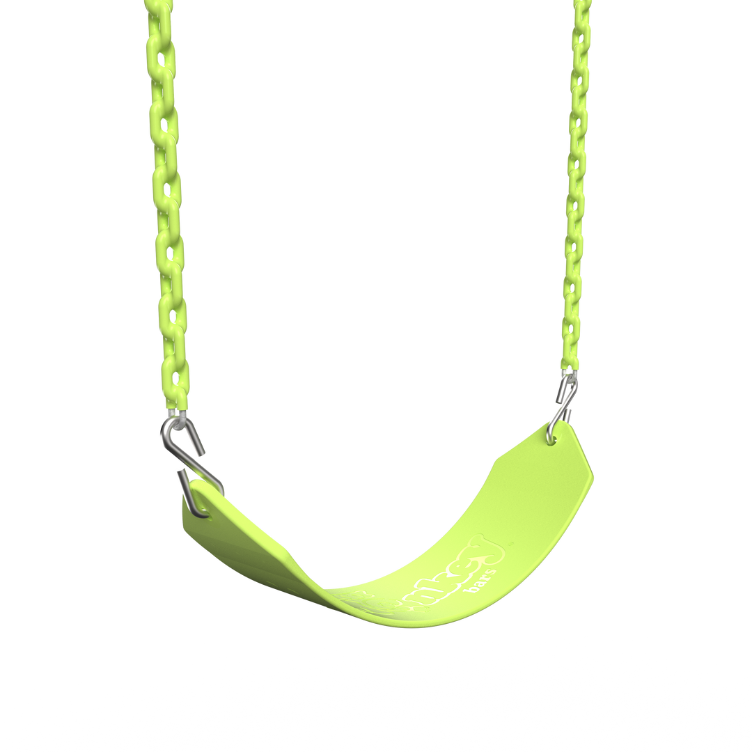 Lime Funky Monkey Bars Sling Swing with metal chains for monkey bars and swing sets